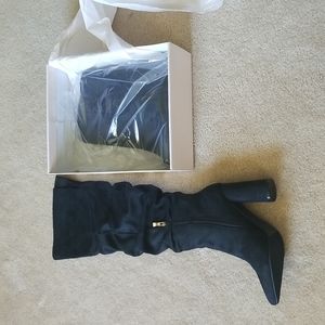 New In Box Slouchy Block Heeled Boots